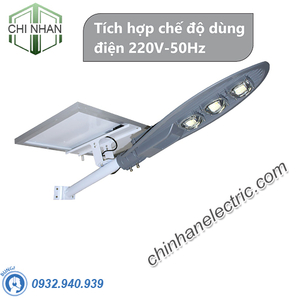 Đèn Đường LED Năng Lượng Mặt Trời 150W/12h (Có sạc AC 220V) - DHL1503 - Duhal