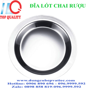 Đĩa Lót Chai Rượu Inox