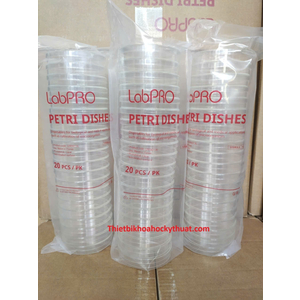 Đĩa Petri nhựa 90x15mm LPR90136 LabPRO