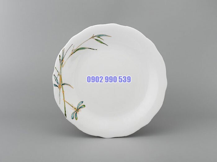 DĨA TRÒN 20CM MẪU ĐƠN THANH TRÚC