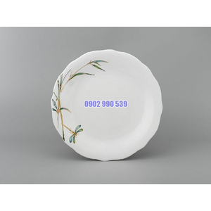 DĨA TRÒN 20CM MẪU ĐƠN THANH TRÚC