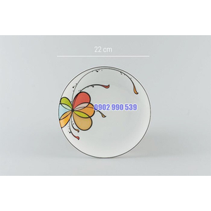 DĨA TRÒN ẢO 22CM DAISY BÓNG BAY