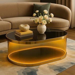 💎 DỊCH VỤ GIA CÔNG BÀN TRÀ SOFA THEO YÊU CẦU CITYBUILDING – BÀN AURORA HỒNG ÁNH KIM ĐẲNG CẤP NGHỆ THUẬT ÁNH SÁNG