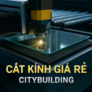 💎✨ DỊCH VỤ GIA CÔNG CẮT KÍNH GIÁ RẺ THEO YÊU CẦU – CITYBUILDING (HÀ NỘI & TP.HCM) ✨💎