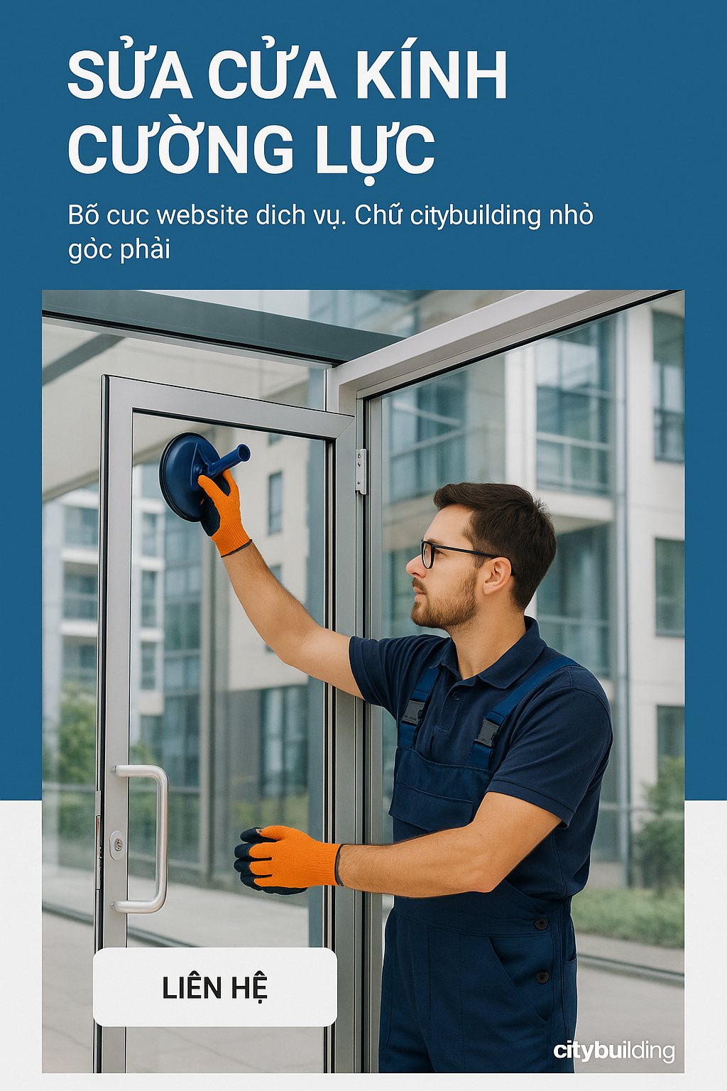 🔧 DỊCH VỤ SỬA CHỮA KÍNH CƯỜNG LỰC CITYBUILDING HCM – XÃ TÂN AN HỘI