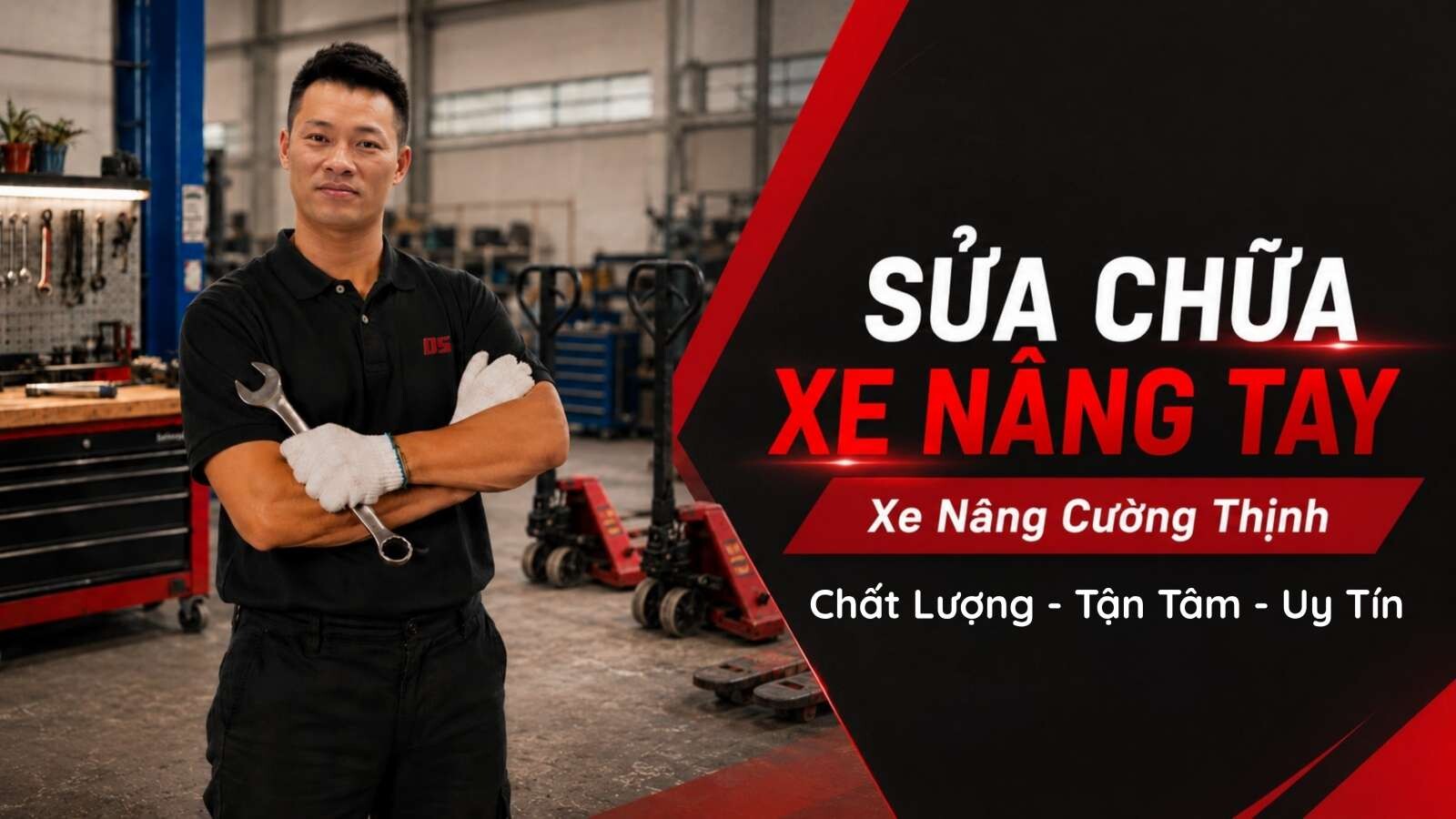 Dịch Vụ Sửa Chữa Xe Nâng Tay Tận Nơi | Xe Nâng Cường Thịnh
