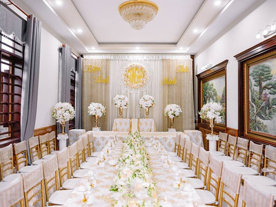 Dịch vụ trang trí tiệc cưới - Trang trí bàn thờ gia tiên giá rẻ tại Quận 10