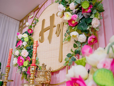 Dịch vụ trang trí tiệc cưới – trang trí bàn thờ gia tiên giá rẻ tại Quận Bình Thạnh, TP.HCM