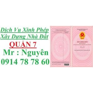 DỊCH VỤ XIN PHÉP XÂY DỰNG NHÀ ĐẤT QUẬN 7