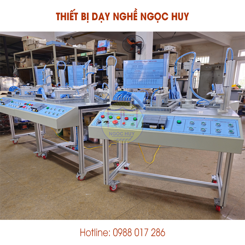 Bộ thí nghiệm Điện - Khí nén