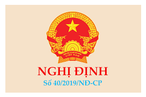 Đính chính nghị định số 40/2019/NĐ-CP
