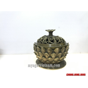 Đỉnh trầm hoa sen mật tông kích thước 8cm - 10cm - 12cm