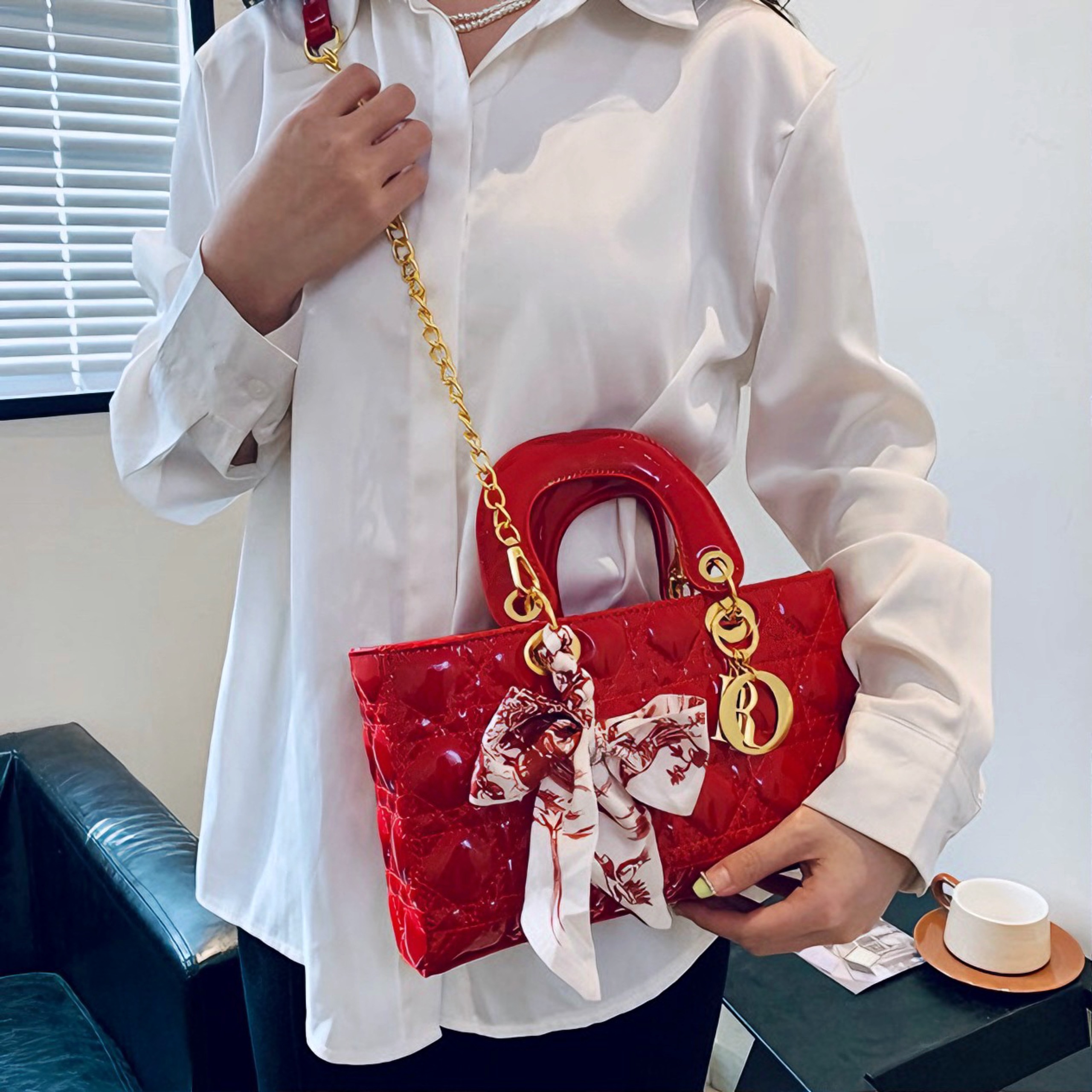 TÚI XÁCH NỮ Di0R MEDIUM LADY D-JOY MÃ 3003