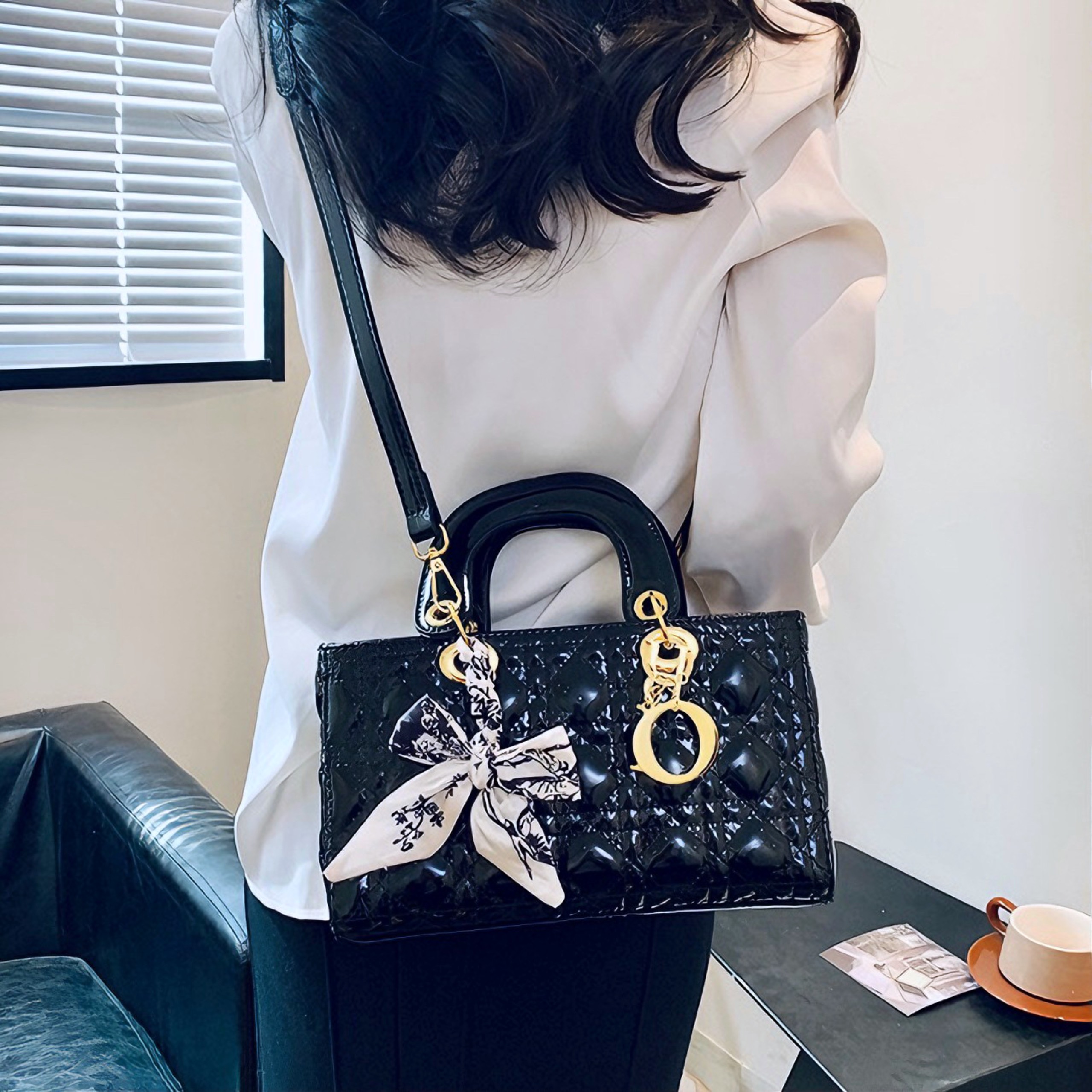 TÚI XÁCH NỮ Di0R MEDIUM LADY D-JOY MÃ 3003