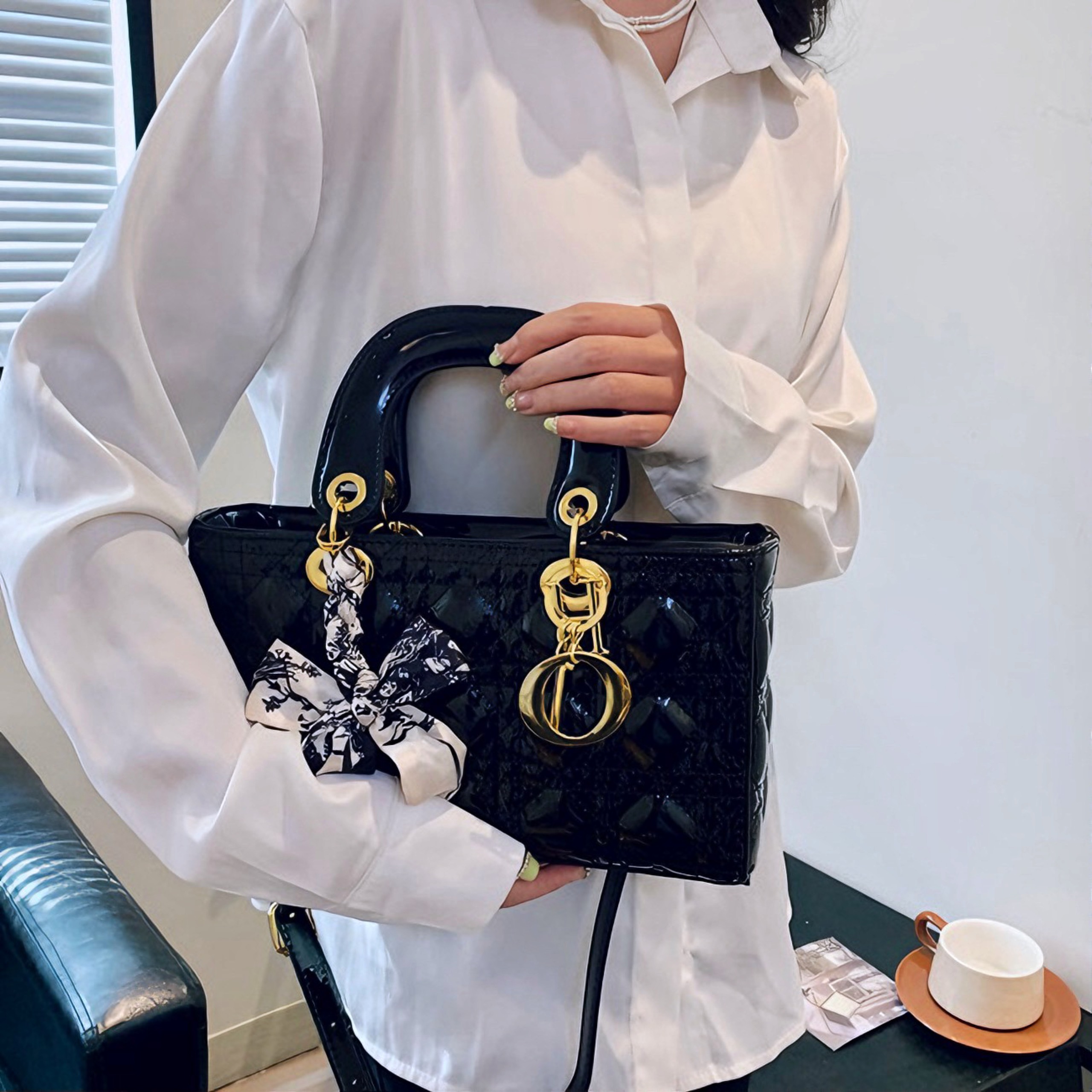 TÚI XÁCH NỮ Di0R MEDIUM LADY D-JOY MÃ 3003