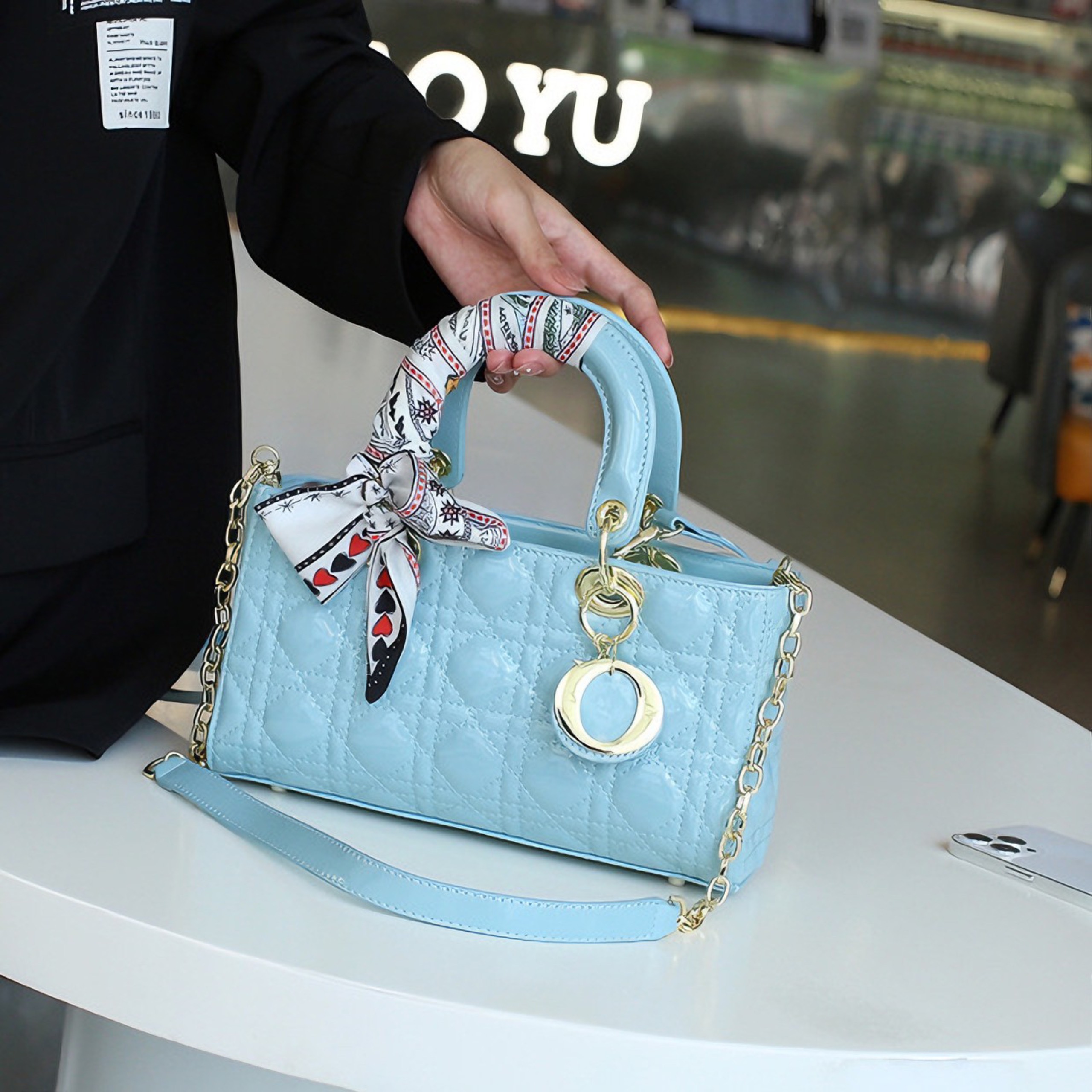 TÚI XÁCH NỮ Di0R MEDIUM LADY D-JOY MÃ 3003