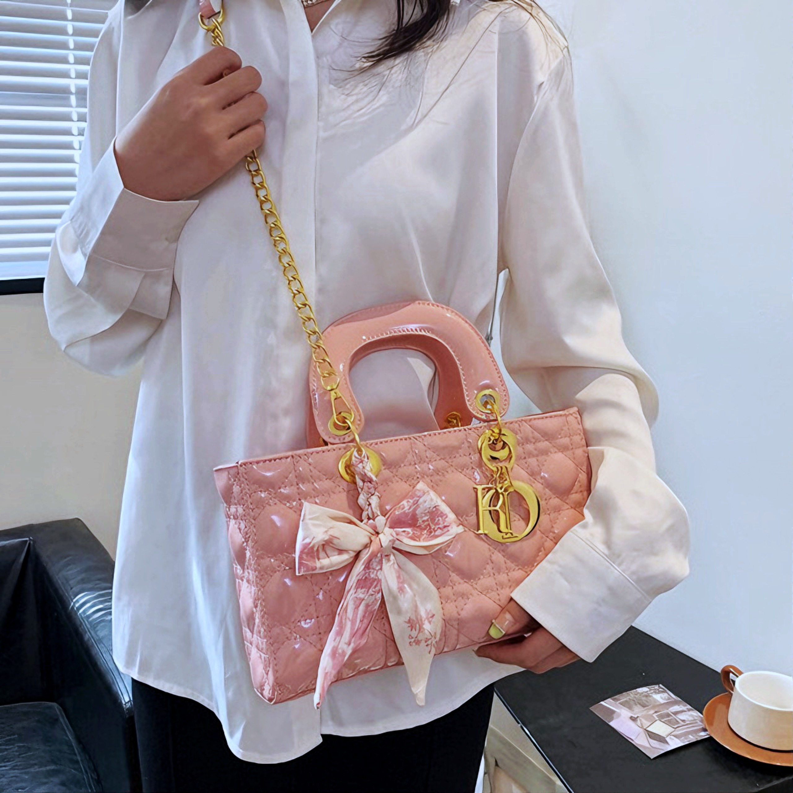 TÚI XÁCH NỮ Di0R MEDIUM LADY D-JOY MÃ 3003