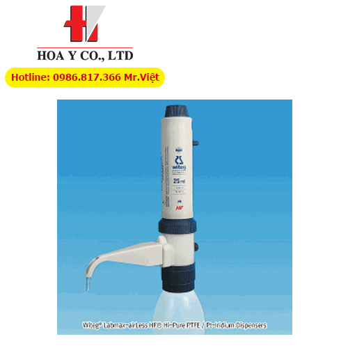Dụng cụ hút mẫu Dispenser Witeg 2.5-25ml