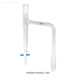 Bộ hứng 10ml cho dụng cụ chưng cất, cổ nhám 24/40, khóa PTFE