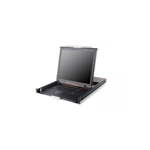 Dual Rail LCD-8 Port CAT5 KVM-19” with IP - DL2908i