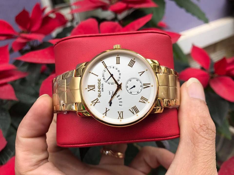 ĐỒNG HỒ NAM 5 KIM SUNRISE DM747SWA