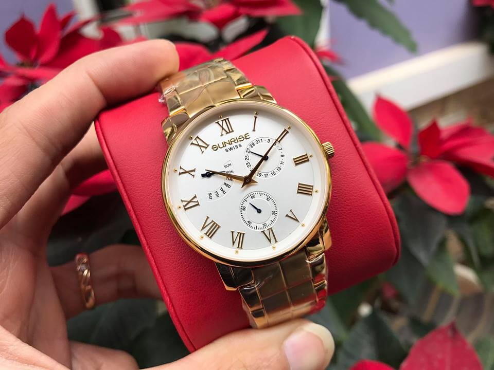 ĐỒNG HỒ NAM 5 KIM SUNRISE DM747SWA