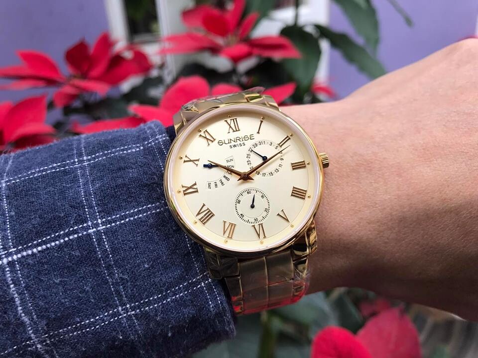 ĐỒNG HỒ NAM 5 KIM SUNRISE DM747SWA