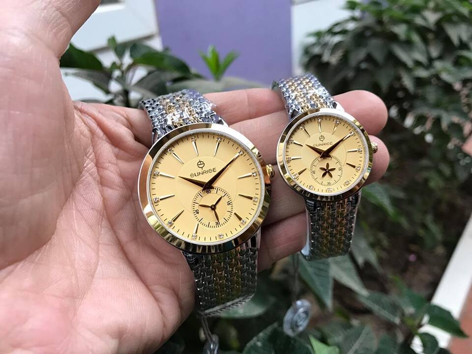 đồng hồ đôi sunrise dm784swa
