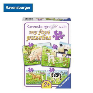 Đồ chơi Herbie - Ravensburger - Bộ xếp hình puzzle Favorite animals 2/4/6/8 mảnh - RV070770