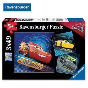 Đồ chơi Herbie - Ravensburger - Xếp hình puzzle DCA: WT Cars 3 3 bộ 49 mảnh - RV08026