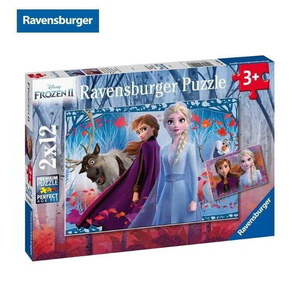 Đồ chơi Herbie - Ravensburger - Xếp hình puzzle Frozen 2 - 2 bộ 12 mảnh Ravensburger - RV050093