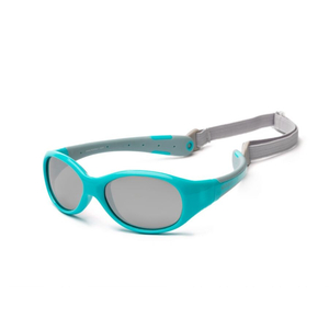 Đồ chơi kính mát KOOLSUN - Kính mát gọng dẻo Aqua Grey - FLAG000
