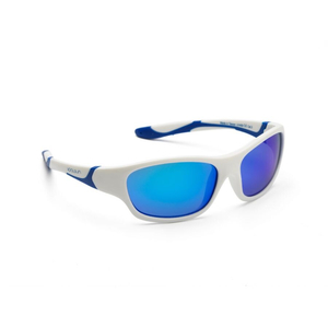 Đồ chơi kính mát KOOLSUN - Kính mát thể thao White Royal Blue 6-12 tuổi - SPWHSH006
