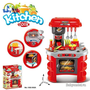 Đồ chơi mô hình BBT GLOBAL - Bộ đồ chơi nấu ăn Kitchen Cook - 008-908A
