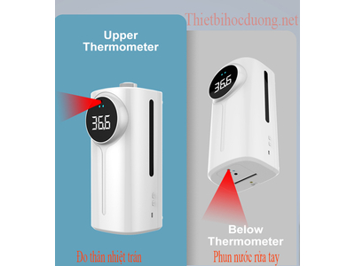 Chọn máy đo thân nhiệt có 2 bộ cảm biến tốt nhất tích hợp phun sương khử trùng