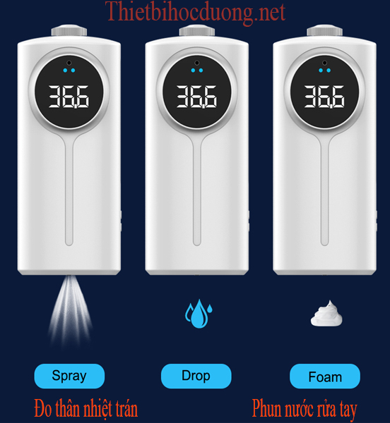 Chọn máy đo thân nhiệt có 2 bộ cảm biến tốt nhất tích hợp phun sương khử trùng