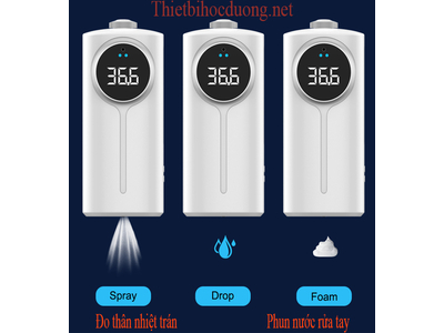 Chọn máy đo thân nhiệt có 2 bộ cảm biến tốt nhất tích hợp phun sương khử trùng