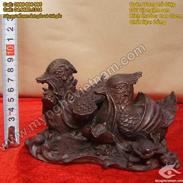 Đôi vịt lá sen, vật phẩm phong thủy tốt cho con trẻ
