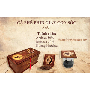 Cà Phê Con Sóc Đơn Nâu