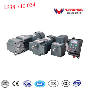 Động cơ giảm tốc AC Wanshsin trục nhỏ, AC 6W/ 15W/ 25W / 40W / 60W / 90W / 120W / 200W / 250W