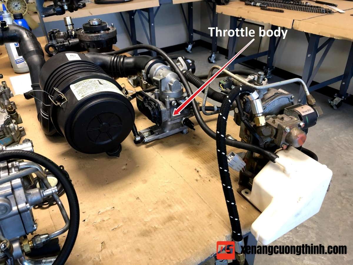 Động cơ xe nâng LPG propane