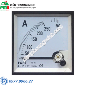 Đồng hồ Ampermeter FT-72A 0-250A