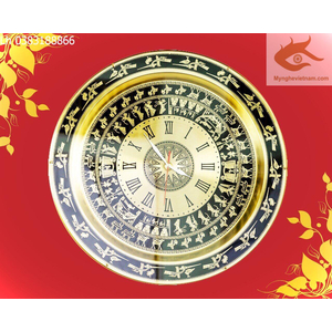 Đồng hồ bản đồ mặt trông đồng quà tặng tân gia,khai trương cửa hàng