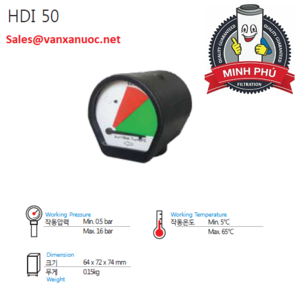 ĐỒNG HỔ CHỈ BÁO HDI50