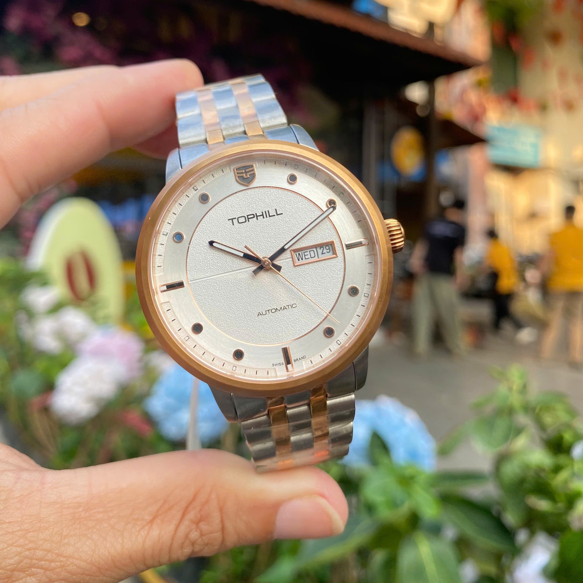 Đồng hồ nam tự động TOPHILL TW072G.CCW chính hãng
