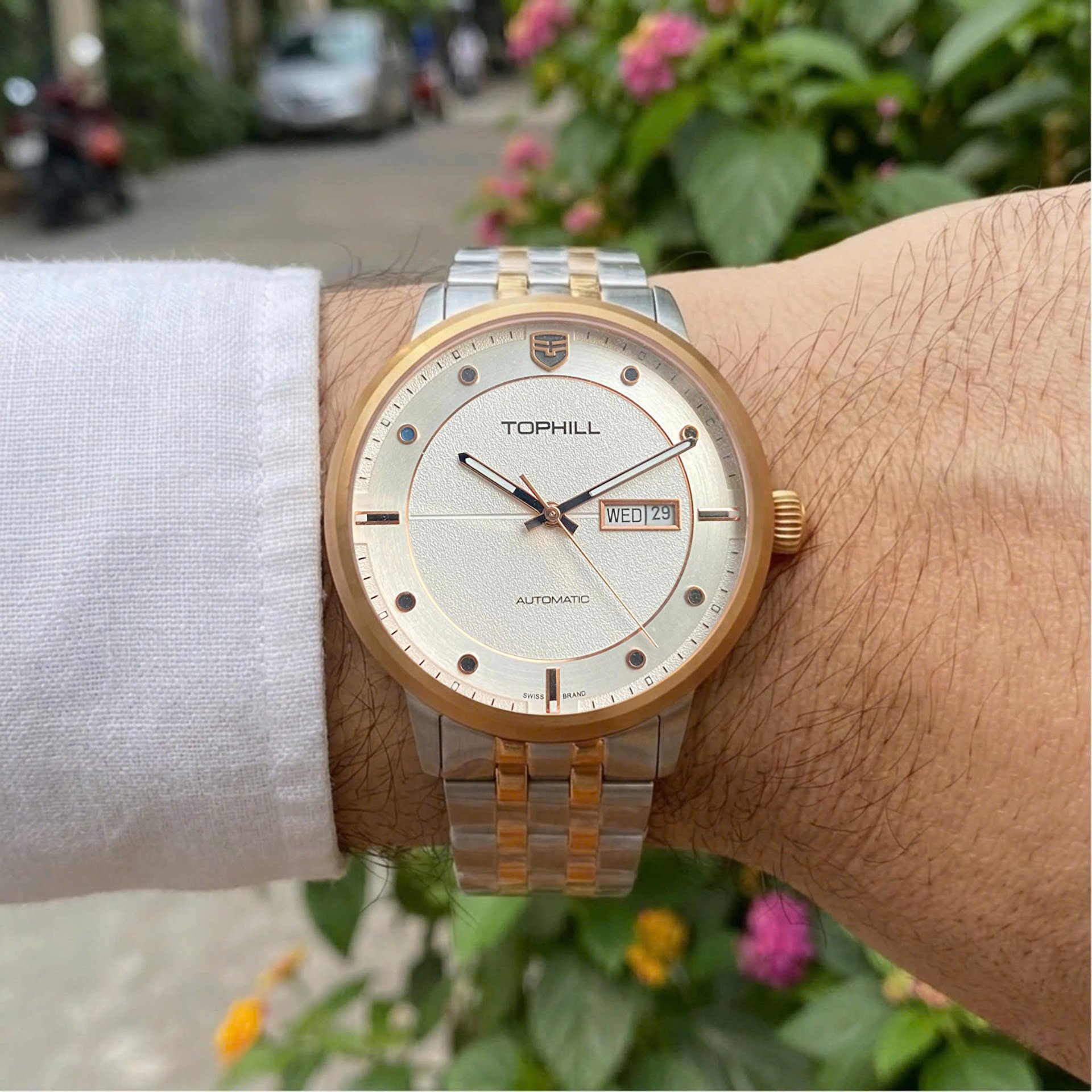 Đồng hồ nam tự động TOPHILL TW072G.CCW chính hãng