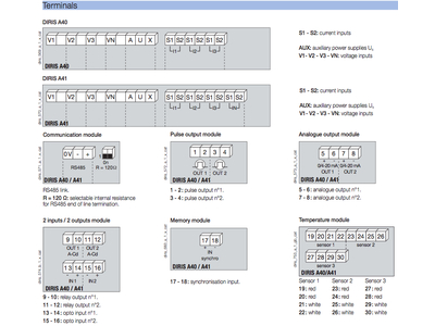 Đồng hồ đa năng Diris A30