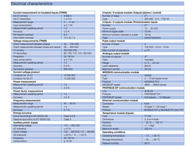 Đồng hồ đa năng Socomec Diris A30 + RS485