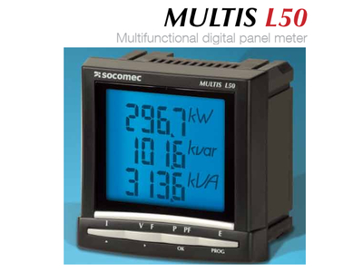 Đồng hồ đa năng Socomec Multis L50 + RS485