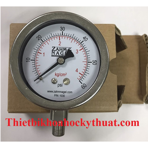 Đồng hồ đo áp suất P/N 1030 Zahm Nagel